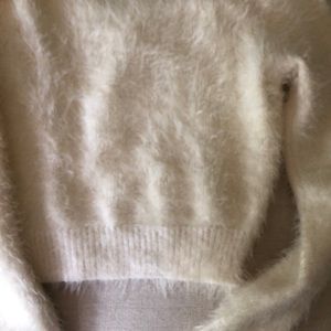 American Apparel Tops - American Apparel White Fuzzy Crop Top American Apparel Tops - American Apparel White Fuzzy Crop Top